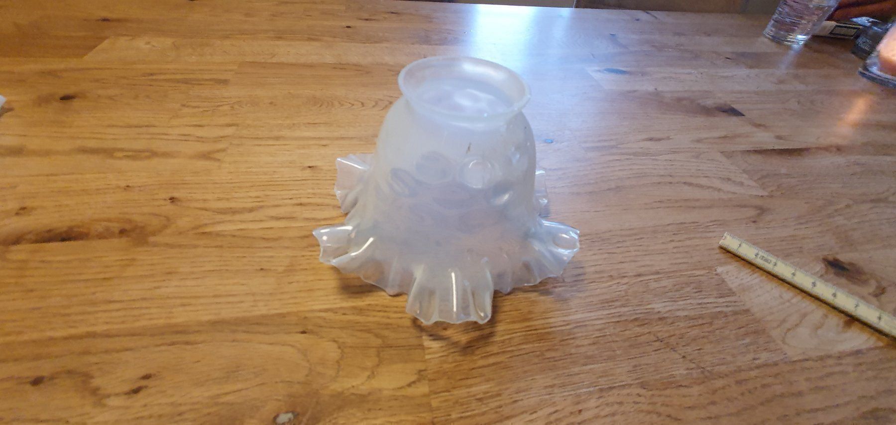 Lampade: Schönes Opalin Lampenglas – Usato da Flawil venduto da Naphtali 8