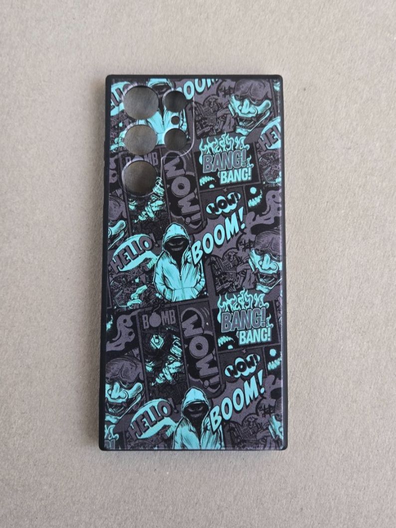 Samsung Cover & Protezioni schermo: Samsung Galaxy S22 Ultra Hülle Kunststoff Case Comic Design – Nuovo (secondo la descrizione) da Hunzenschwil venduto da Fluz 3