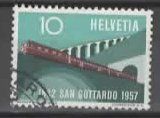 SCHWEIZ 1957 Nr. 329 Gotthardbahn     (23