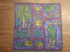Taschentuch Motiv Garten