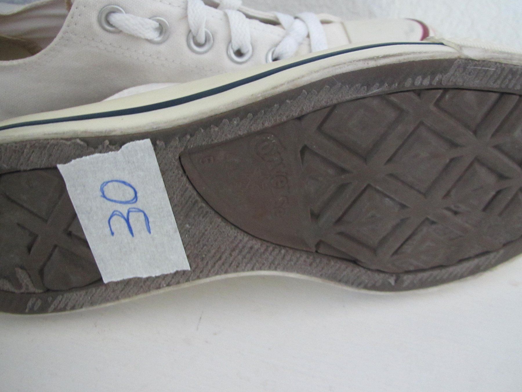 Converse Herrenschuhe: SNEAKER CONVERSE COTON BLANC – Gebraucht aus Murten von Selliot 4