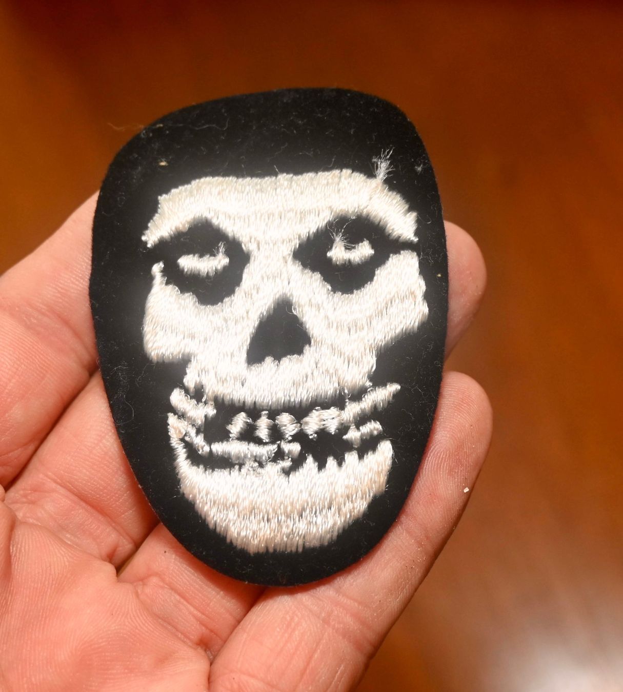 Dischi in vinile: VINTAGE Misfits Crimson Ghost Skull Patch / Badge – Usato da Pfaffhausen venduto da mono_rec
