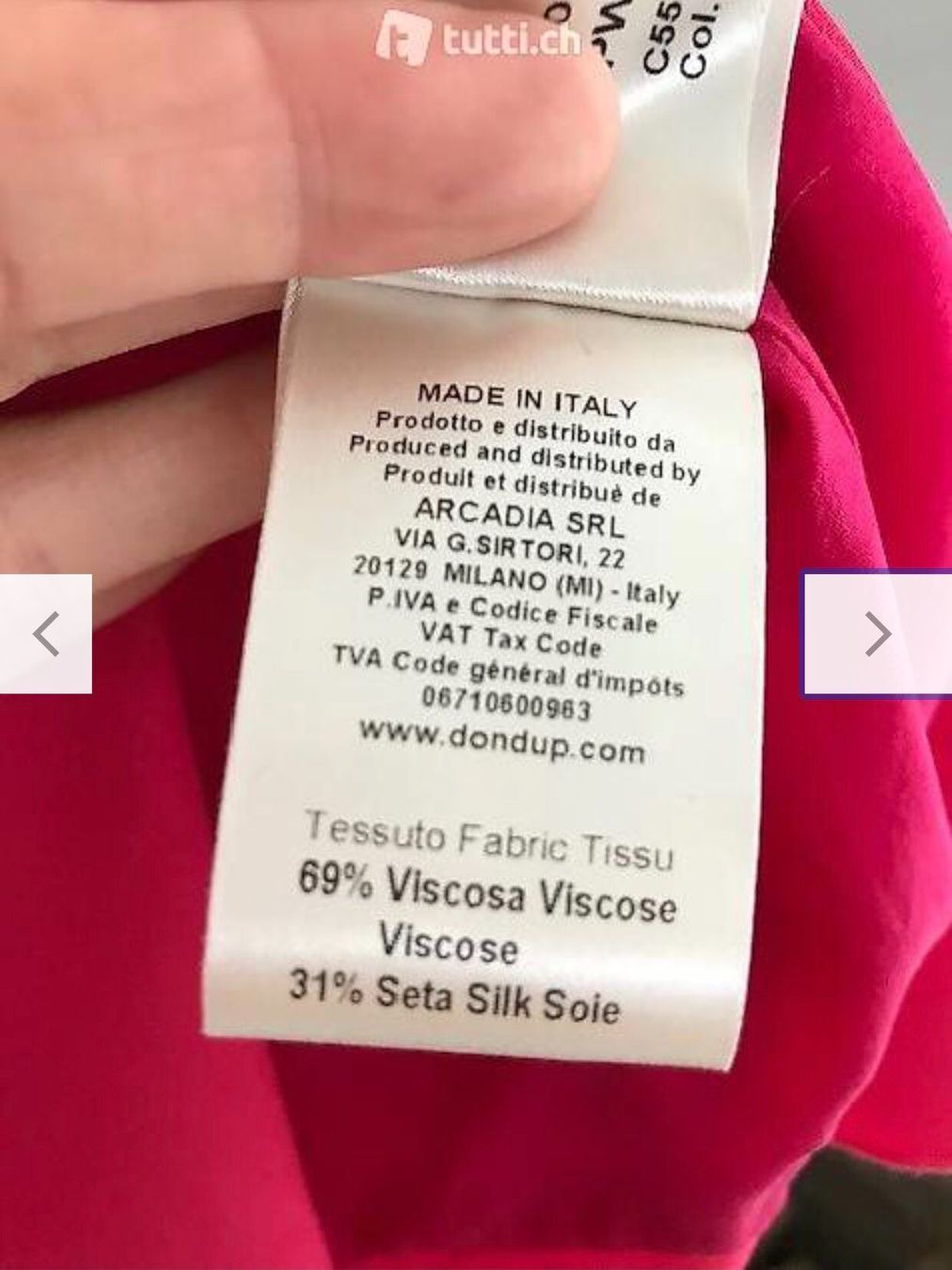 Top: Dondup Top in Pink, Gr. IT 40 – Usato da Kilchberg venduto da boudoir076 3