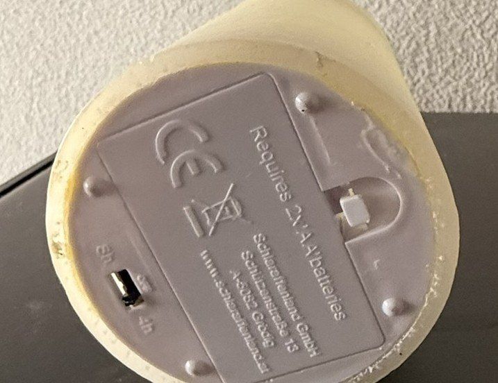 Candele: LED Kerze Elfenbein Echtwachs Optik - mit Timer – Usato da Lommis venduto da manmarmi 6