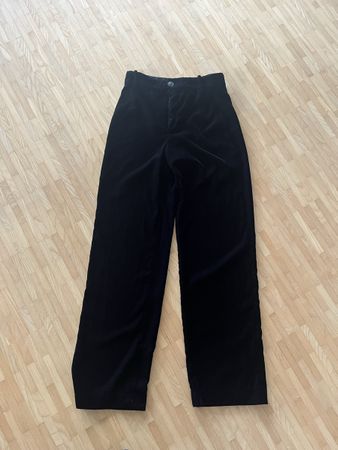 Zara Stoffhose aus Samt