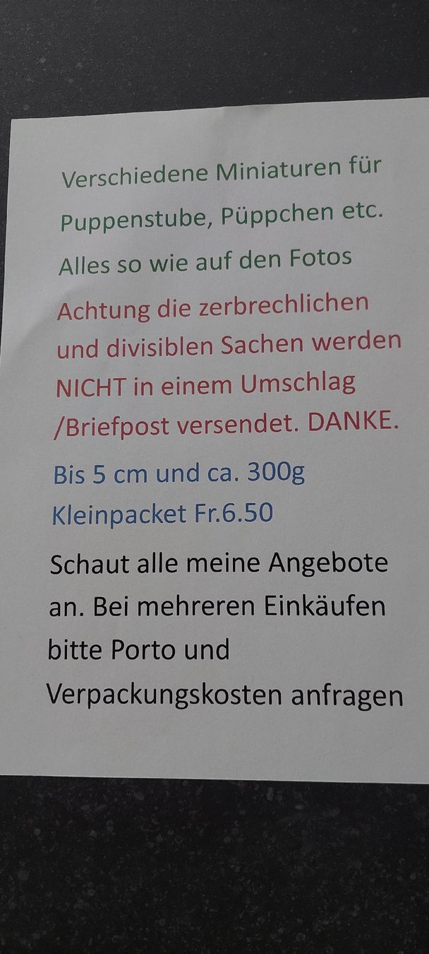 Bambole: altes Matel Puppenröckli  – Difettoso da Muri AG venduto da nindo1 1