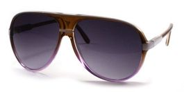Ice Retro PC Aviator Sonnenbrille nu09 braun-lila