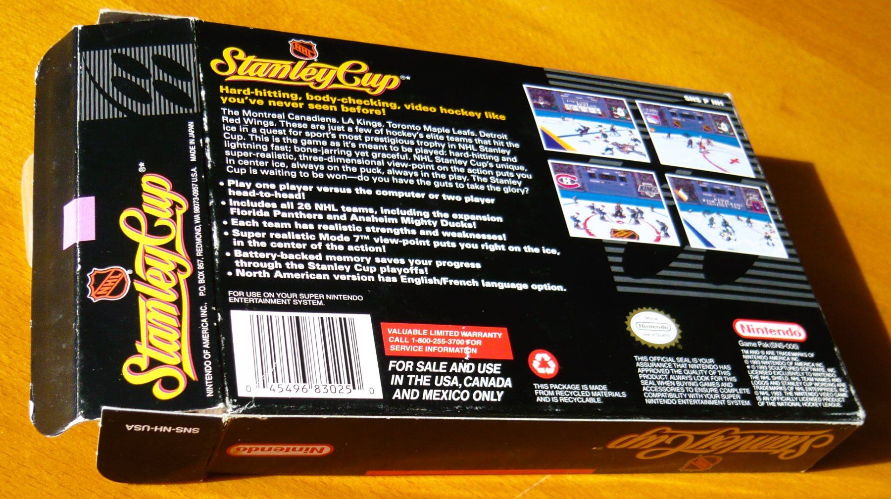 Nintendo Giochi: SNES: Stanley Cup – Usato da Onex venduto da Jaguar1986 3