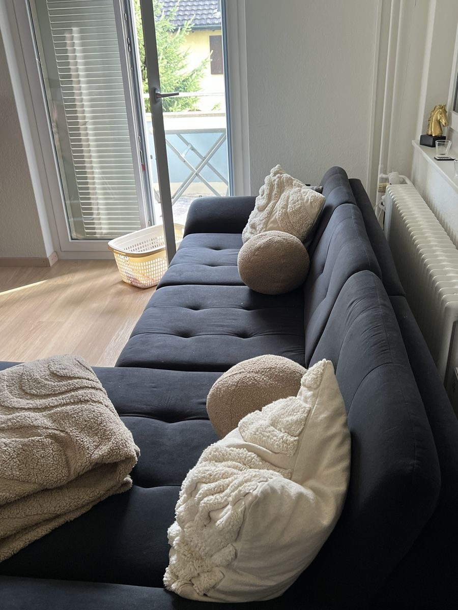 Divani: Schwarzes Ecksofa 2,80m x 1,60m – Usato da Rüti ZH venduto da bru_8t7l 3