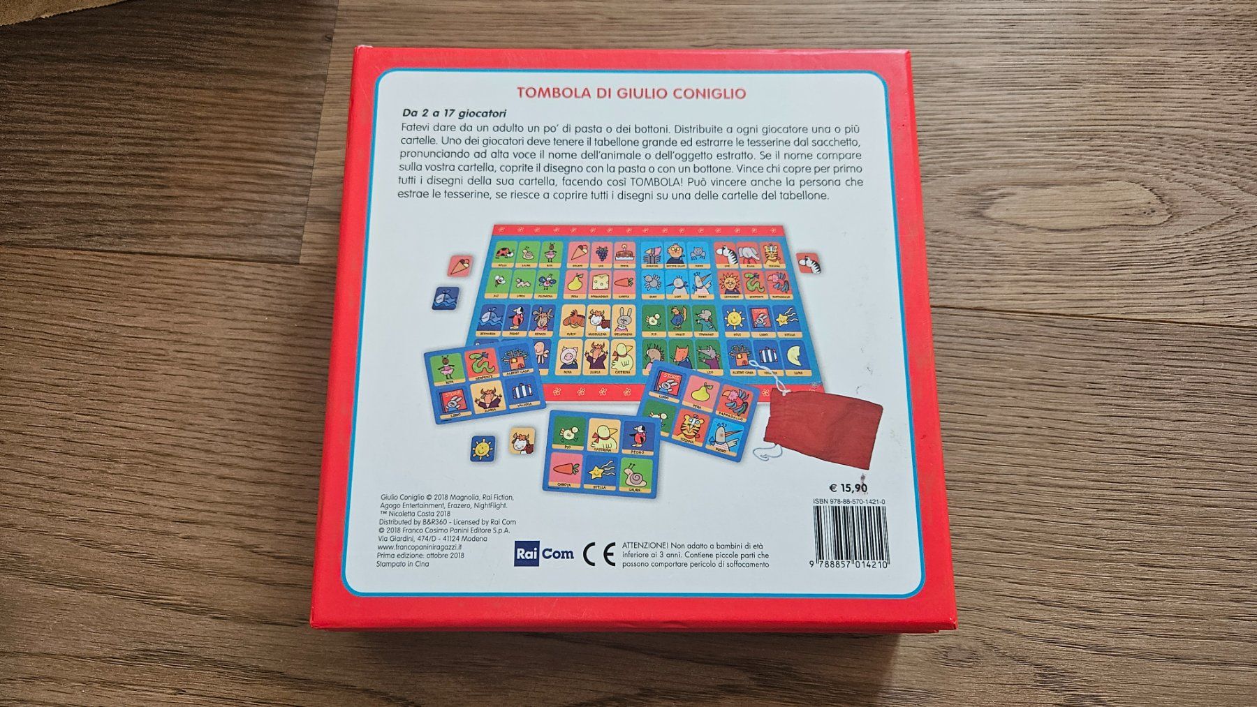 Giochi: Gioco Tombola di Giulio Coniglio – Usato da Melano venduto da H-Sara 1