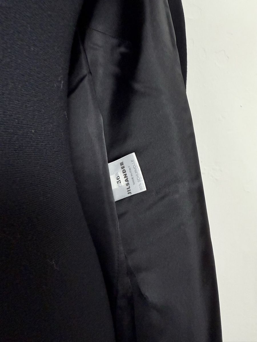 Jil Sander Cappotti: Jil Sander Wollmantel, Grösse 36, Schwarz – Usato da Basel venduto da A-Z-B 3