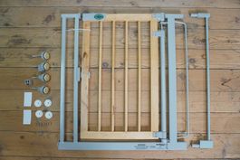 Türschutzgitter/Treppenschutzgitter Bettacare Grau 75-89 cm