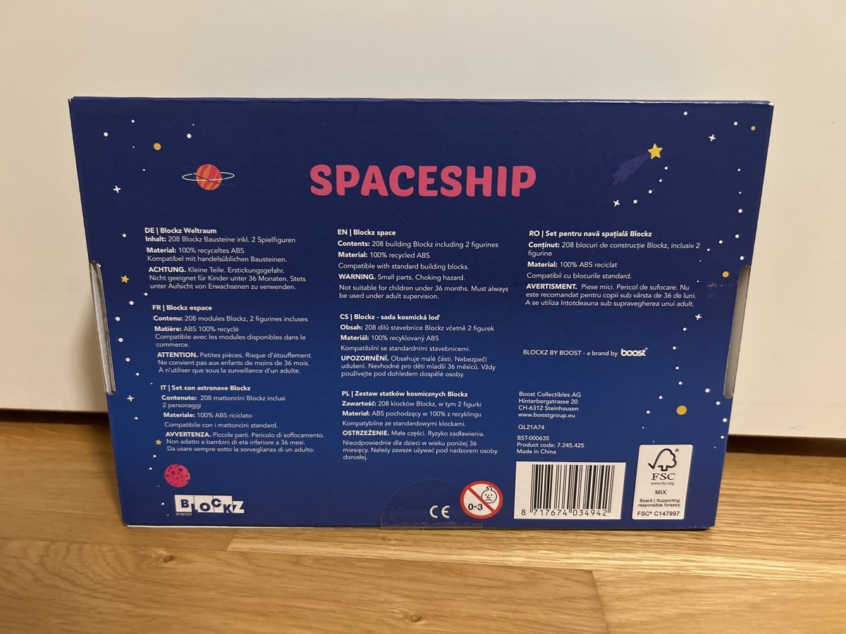 Kit di costruzioni: Raumschiff BlockZ (208 Teile) – Nuovo e nell'imballaggio originale da Hunzenschwil venduto da happy07201 1