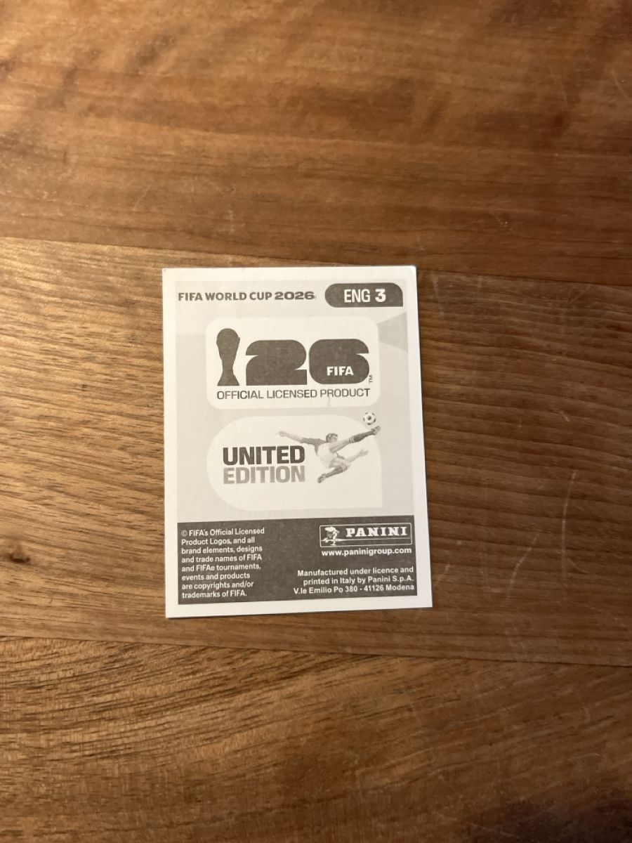 Panini Carte collezionabili: Panini 2026, ENG 3, John Stones – Nuovo (secondo la descrizione) da Adligenswil venduto da sakura15 1
