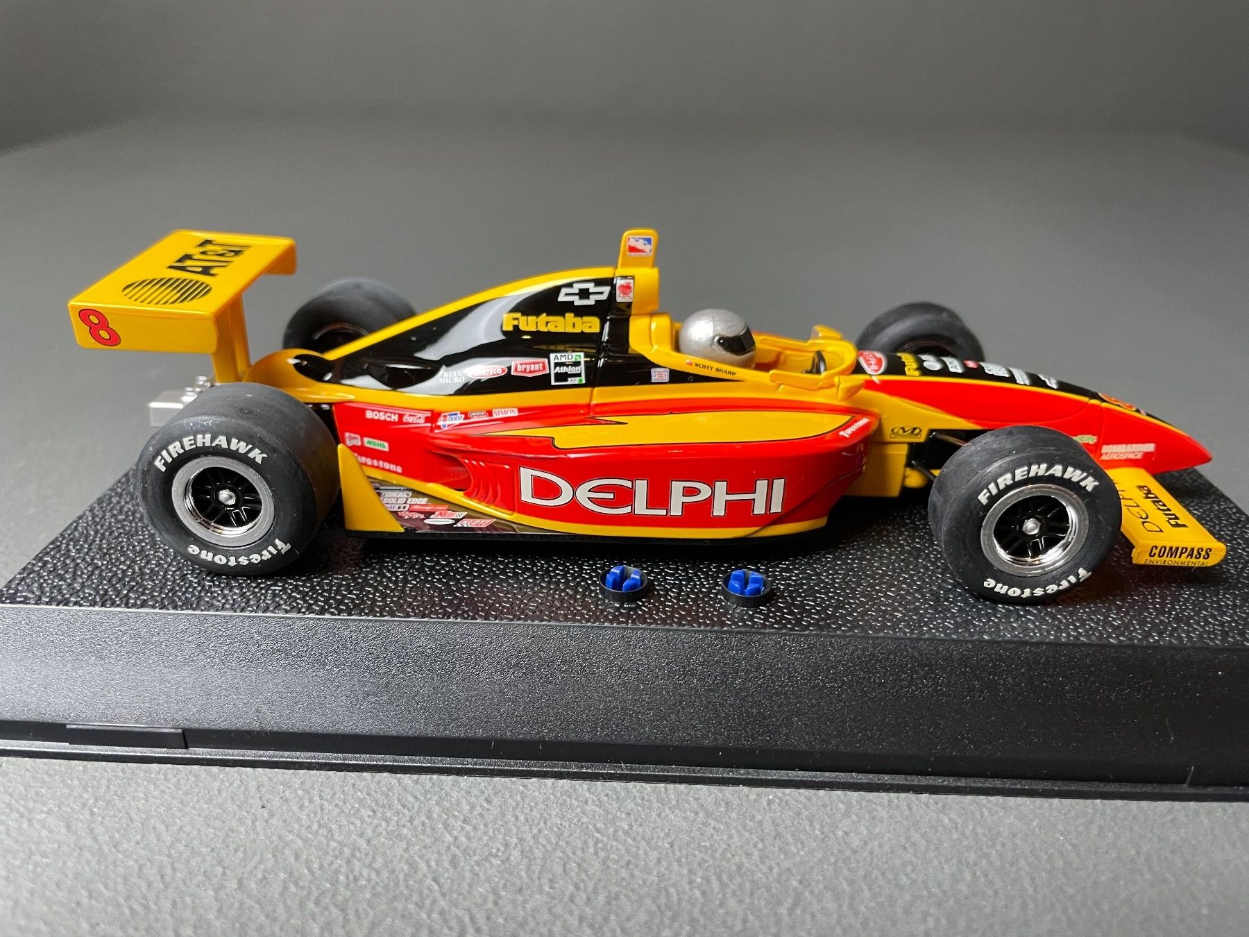 Carrera Piste: Scalextric C2498 Dallara Indy Delphi #8 – Nuovo (secondo la descrizione) da Genthod venduto da lightyear63 5