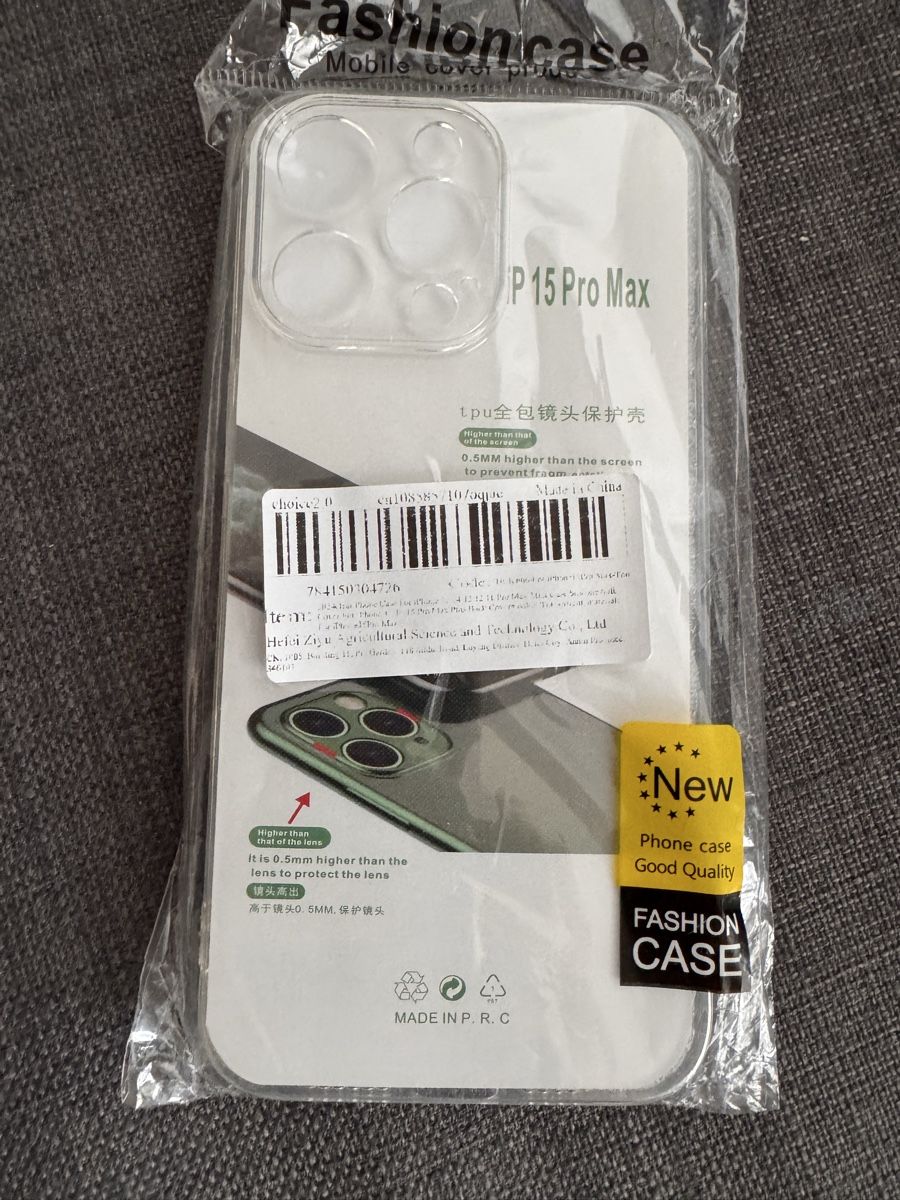 Cover & Protezioni schermo: Apple iPhone 15 Pro Max - Schutzhülle - transparent - OVP – Nuovo e nell'imballaggio originale da Wetzikon ZH venduto da thayreen