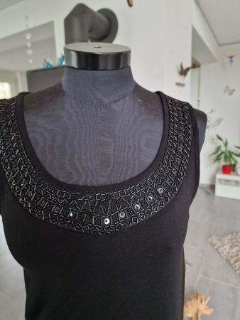 Schwarzes Kleid von Street One mit Stickerei