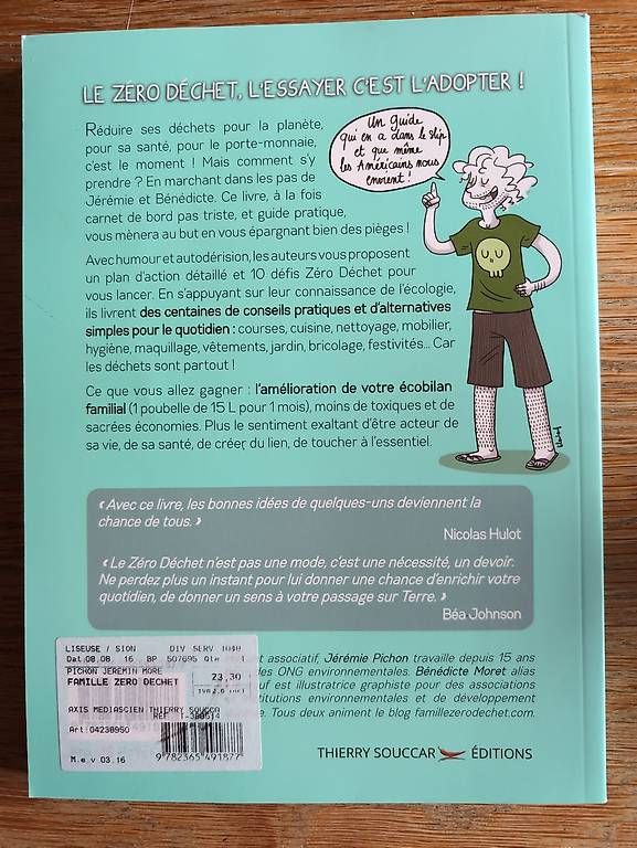 BD: Famille presque zéro déchet  – D'occasion à Fully par Gouzouille 1