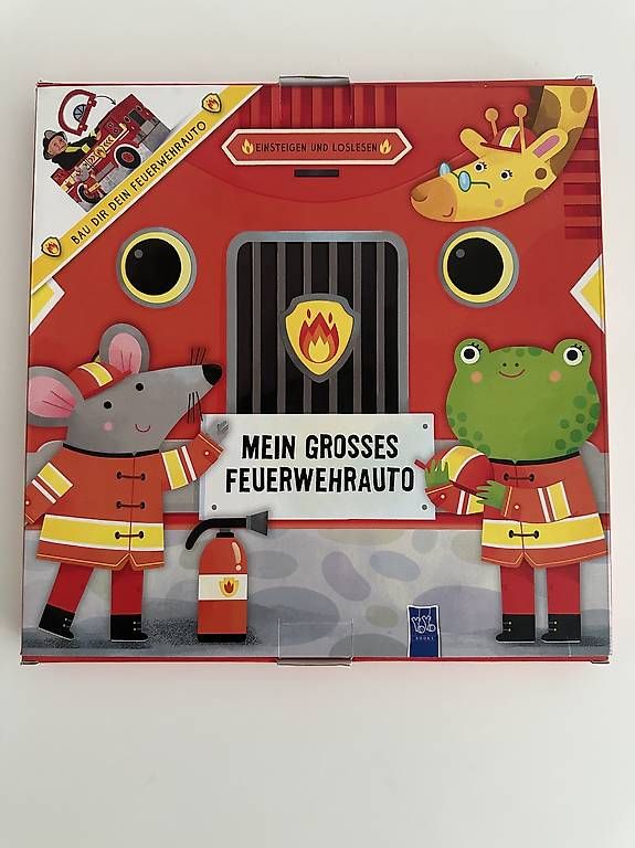 Bastelsets: Mein grosses Feuerwehrauto Bastelset – Neu und originalverpackt aus Basel von fasnachtsoutlet1965