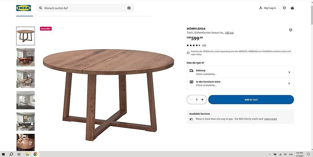 Tischset: Tisch mit 4x Stuhle – Gebraucht aus St. Erhard von aid_n8tq 4
