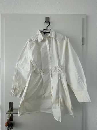 Weisses Hemdkleid für Damen