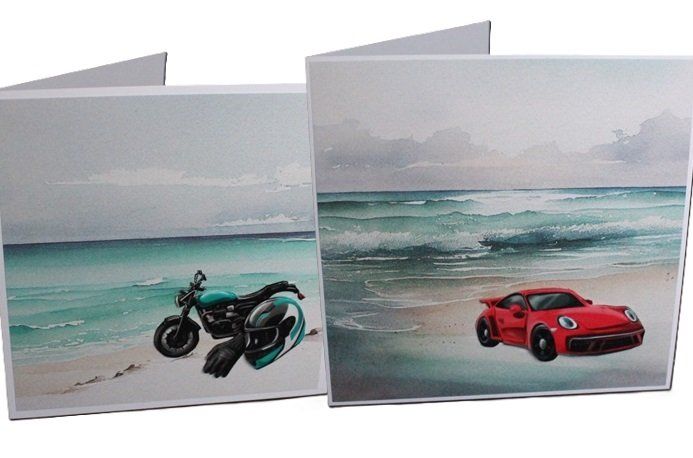 Karten: Karte Auto oder Motorrad – Neu (gemäss Beschreibung) aus Schlatt TG von glueckwunschkarte.22
