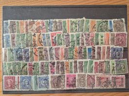 China Briefmarken auf Steckkarte CH9 Zustand gemäss Bilder