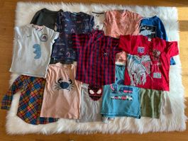 Kinder T-Shirt & Langarmshirt Set G122–128 (13 Stück)