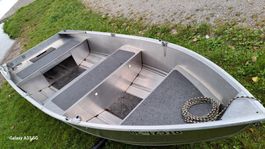 Aluminiumbot Buster Mini für drei Personen, ohne Motor