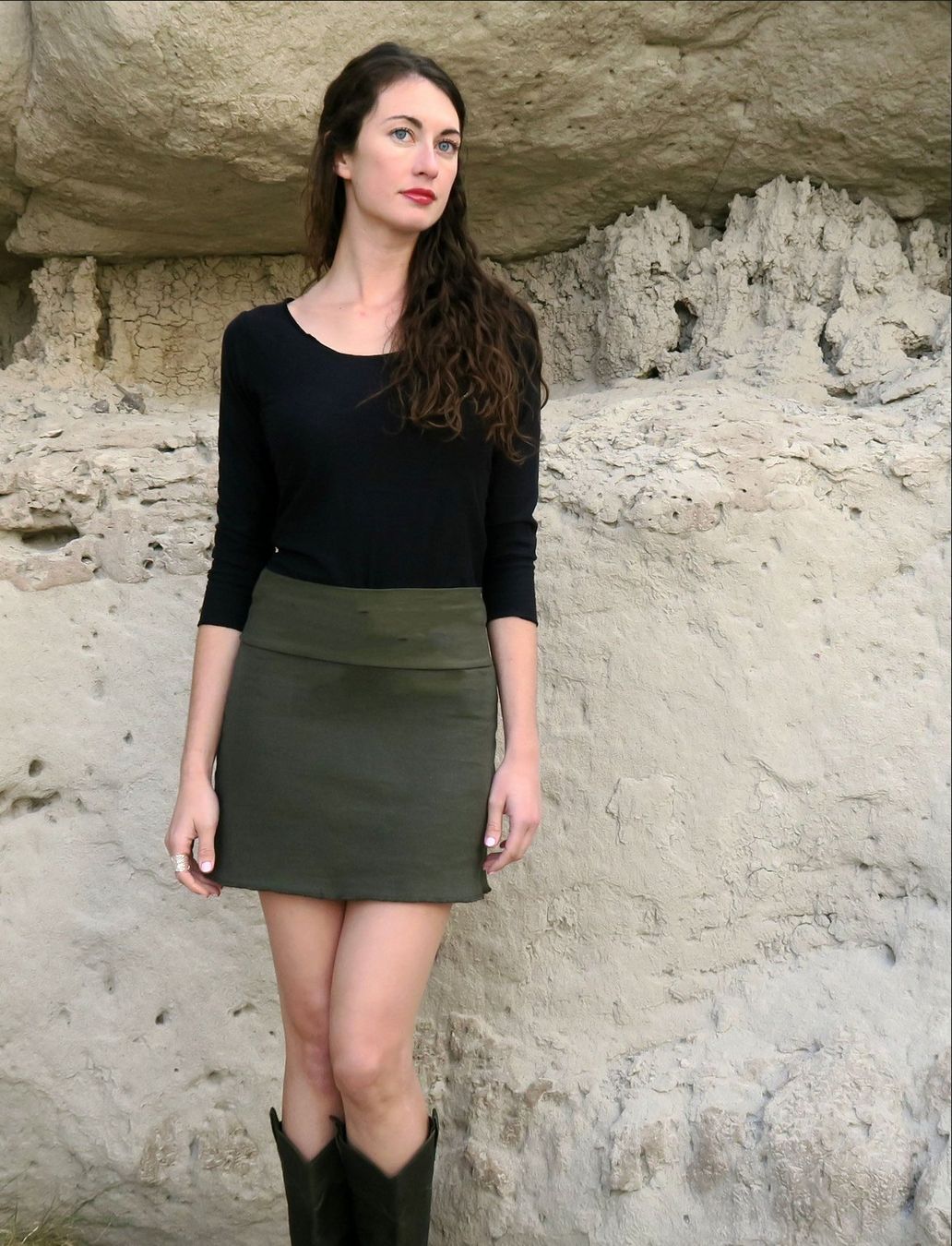 Gonne: Gaia Conceptions Simplicity Mini Skirt, M – Usato da Schwanden i. E. venduto da Magnolia88 5