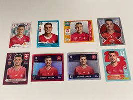 8er Sticker-Set - Xhaka - 🇨🇭 Schweiz Nati - Basel