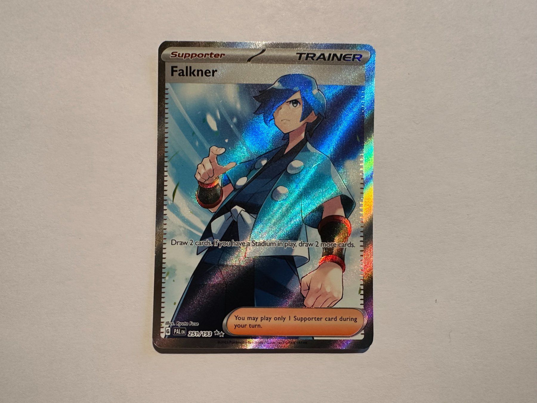 Pokémon Carte collezionabili: Trainer Falkner Fullart Paldea Evolved EN – Nuovo (secondo la descrizione) da Hagendorn venduto da Pokecollectorch 1