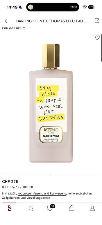 Profumi & Eau de Toilette: MEMO PARIS DARLING POINT X THOMAS LÉLU – Nuovo e nell'imballaggio originale da Frauenfeld venduto da Jessy_kardakova 3