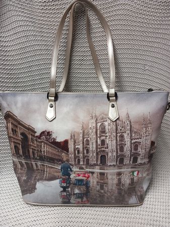 Y-NOT? Handtasche, Shopper, Italien Design, top!