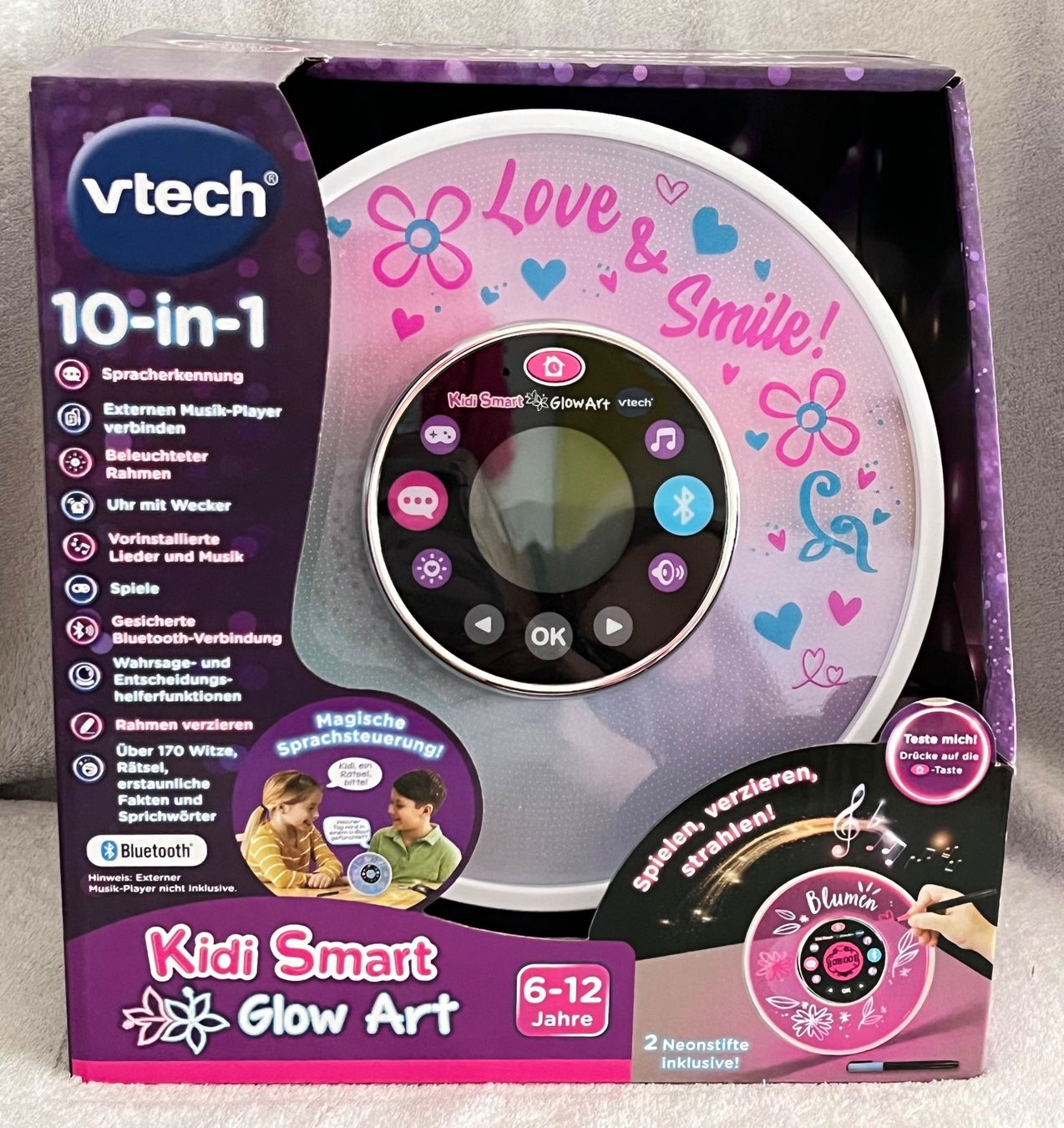 Vtech Sonstiges Spielzeug & Basteln: vtech Kidi Smart Glow Art 10-in-1 Deutsch – Neu und originalverpackt aus Oberegg von