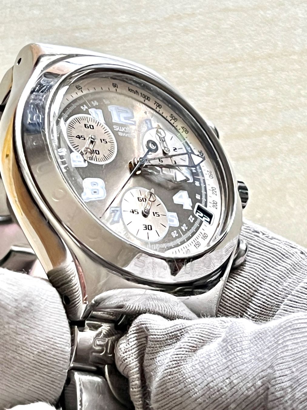 Swatch Uhren: Swatch Irony Chronograph, Herrenuhr – Gebraucht aus Grenchen von chththl 4
