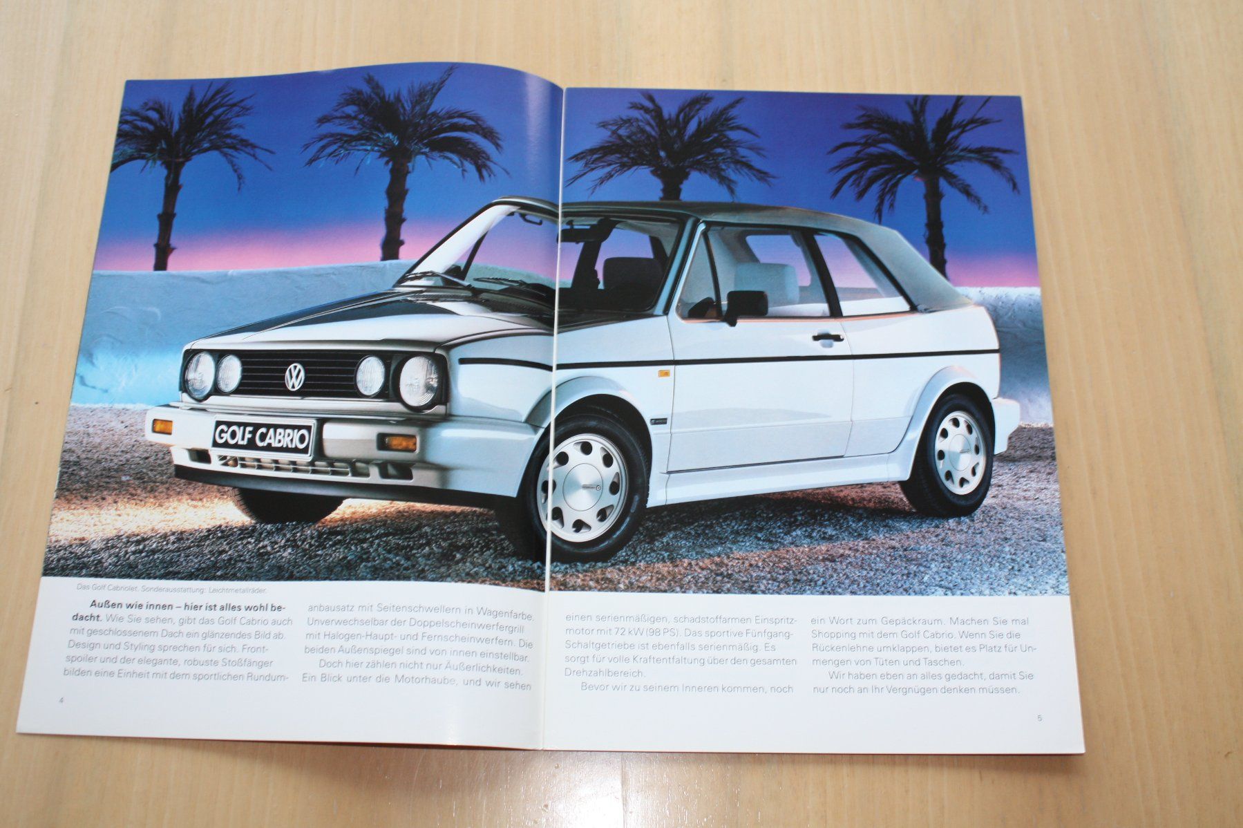 VW Documenti: VW Golf Cabriolet Quartett 1993 – Usato da Wikon venduto da erwin400 2