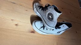 Converse Chuck Taylor High grau mit Reissverschluss