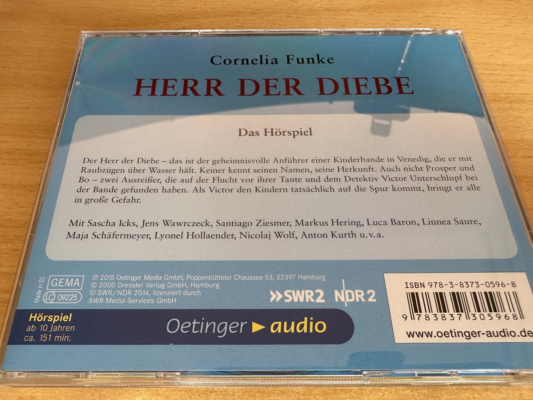 Audiolibri: K1 Cornelia Funke - Herr der Diebe 2 CD – Usato da Rikon im Tösstal venduto da Alpenmutz 1
