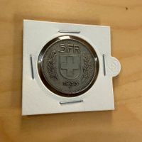 Schweizer Silbermünze 5 Franken 1933