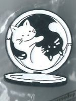 Yin Yang Katze Pin