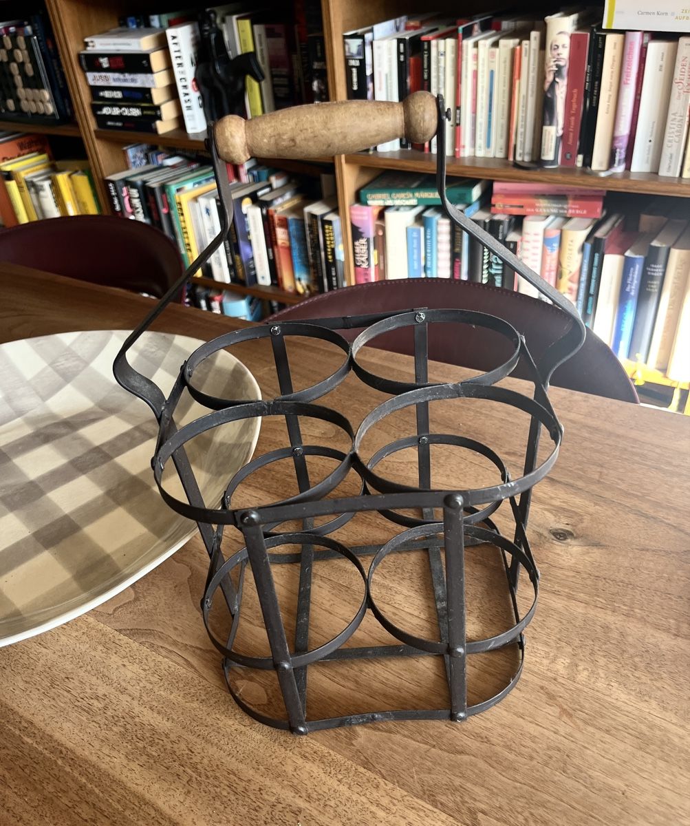 Altro per la casa: Flaschenhalter Flaschenkorb Weinregal Picknick – Usato da Zollikon venduto da Budulinek123
