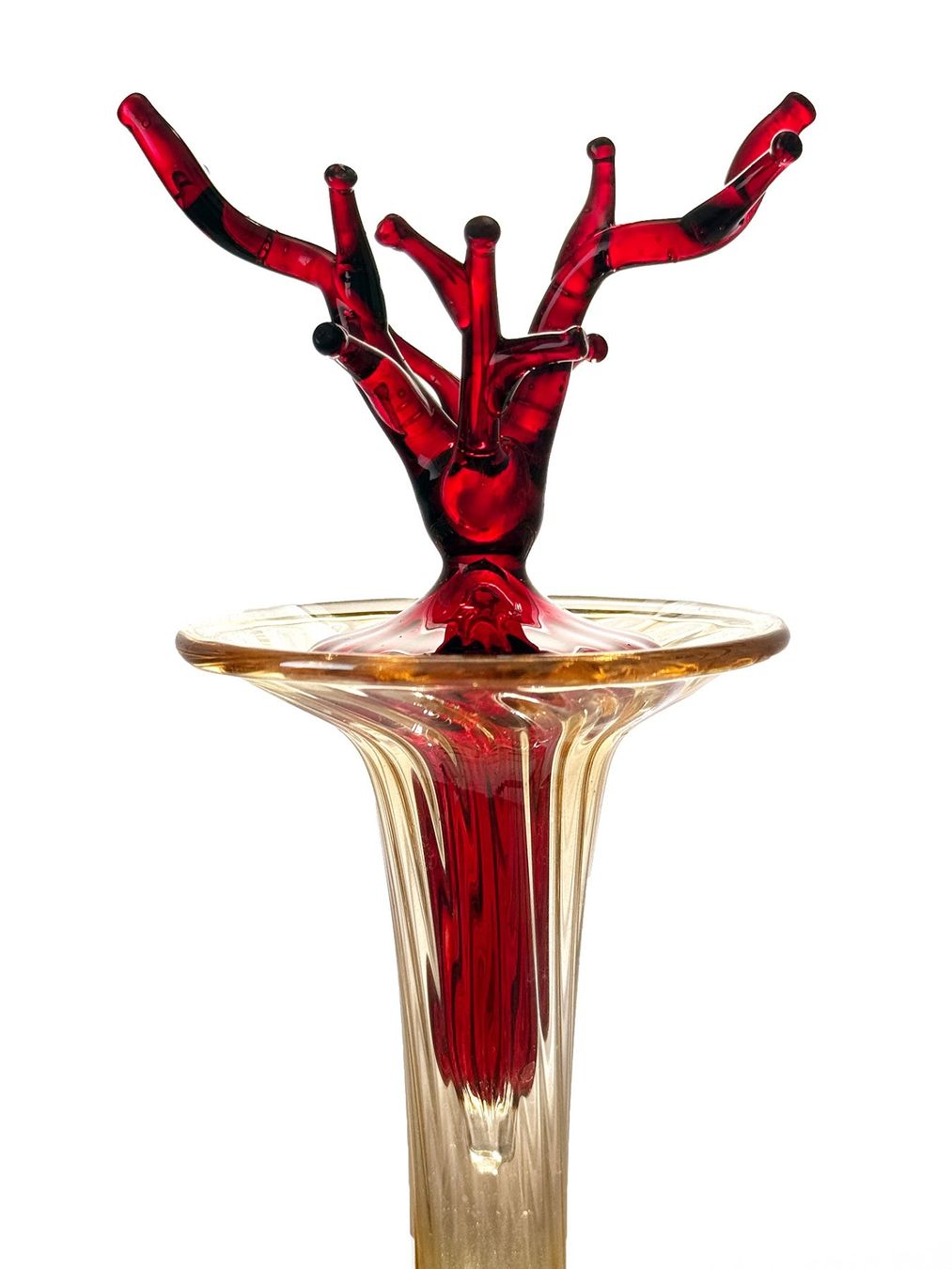 Murano Caraffe: Murano Glas Karaffe von Martinetti Paris – Usato da Luzern venduto da Eukalyptus 1