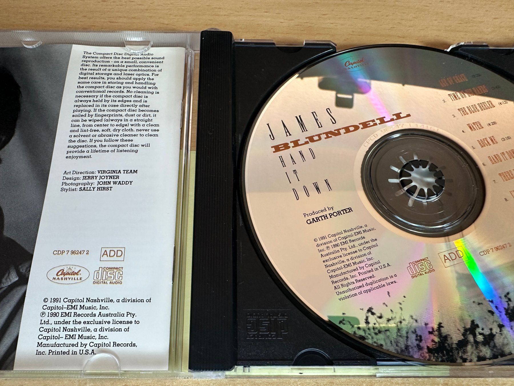 CD: James Blundell – Hand It Down – Usato da Rikon im Tösstal venduto da Alpenmutz 2