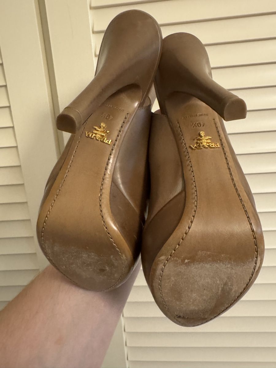 Prada Scarpe da donna: Prada Slingpumps aus Leder, nude, Gr. 40.5 – Usato da Niederbipp venduto da yar_tf6f 3