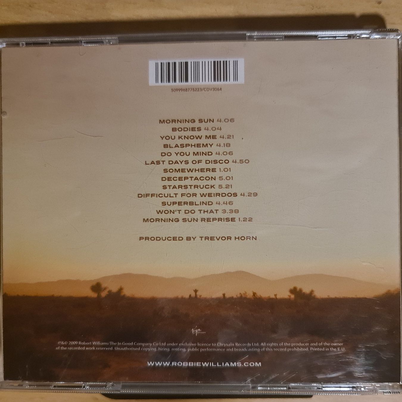 CD: CD Robbie Williams – Usato da Dintikon venduto da Vexi 1