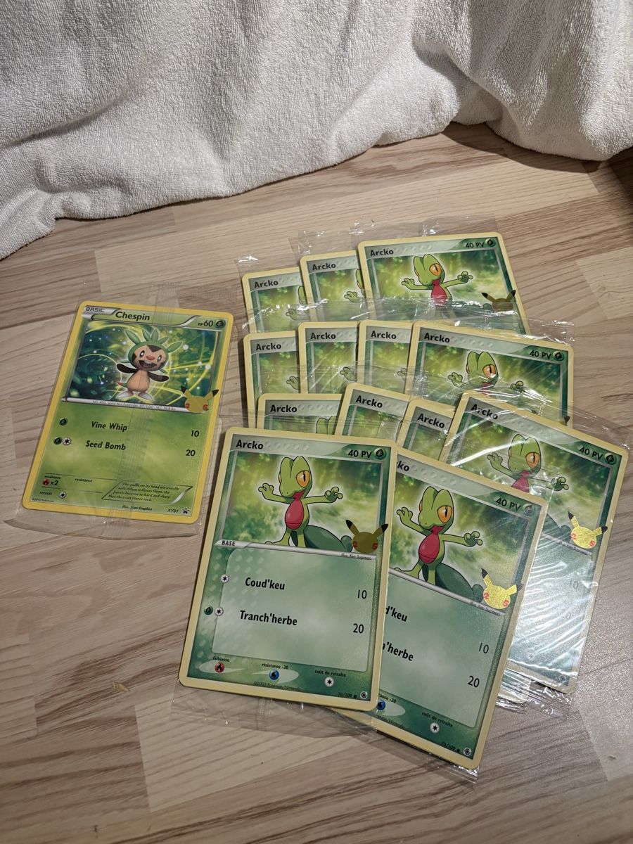 Pokémon Carte collezionabili: Lot de 14 Promo partner 25 ans Pokémon  – Nuovo e nell'imballaggio originale da Cugy FR venduto da K78