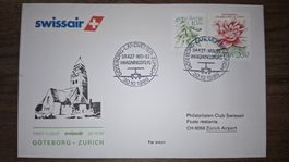 Swissair Göteborg - Zürich 30.10.1989