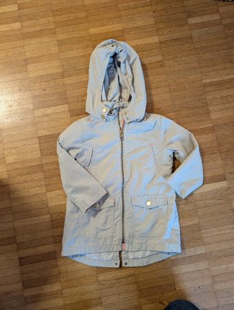 Kinderjacke H&M beige mit Kapuze Grösse 104 gut erhalten