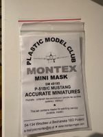 1/48 P-51B/C MUSTANG MINI MASK FÜR ACCURATE MINIATURES